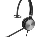 YEALINK YHS36 MONO WIDEBAND HEADSET, LEATHER CUSHIONS, N/C MIC - FOR YEALINK IP PHONES