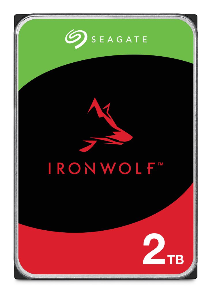 SEAGATE IRONWOLF NAS 2TB, 3.5" SATA HARD DRIVE, 3YR WTY