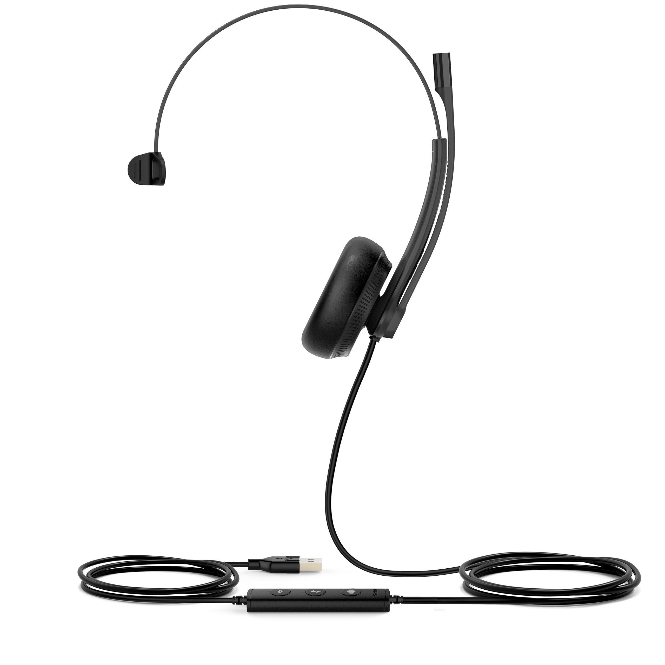 YEALINK WIRED (UH34) UC MONO HEADSET,NOISE CANCELLING MIC,LEATHER CUSHION,USB-A