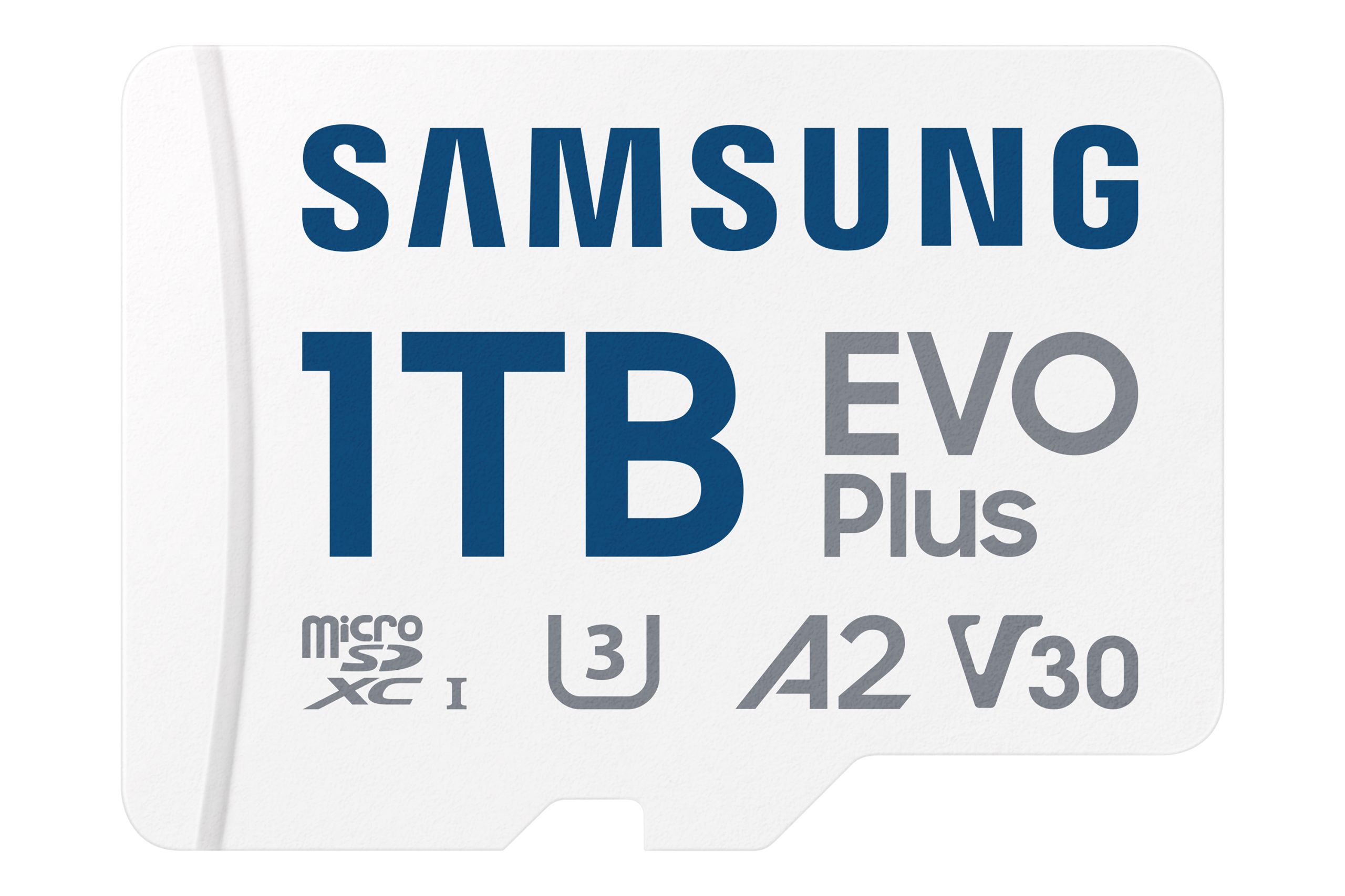 SAMSUNG (EVO PLUS) 1TB MICRO SD CARD w/ADAPTER, CL10, UP TO 160R MB/s, 10YR WTY