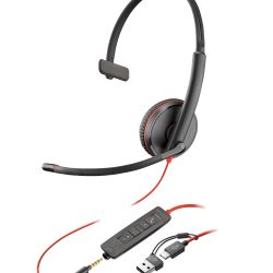Poly Blackwire 3215 Monaural USB-C Headset 8X227AA
