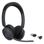 YEALINK WIRELESS (BH74) MS STEREO BLUETOOTH ANC HEADSET, BT51 DNGLE, BLACK, C TO A ADAPTER