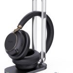 YEALINK WIRELESS (BH76 PLUS) MS ANC STEREO HEADSET,CHARGESTAND,BLACK,USB-C NATIVE,C/A ADAP