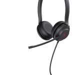 YEALINK WIRED (UH37) UC STEREO HEADSET,NOISE CANCELLING MIC,LEATHER, USB-C ,C TO A ADAPTOR