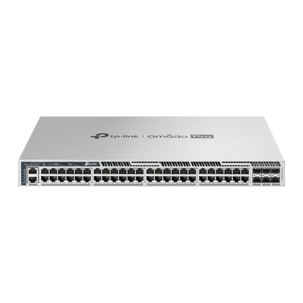 TP-LINK OMADA PRO 48-PORT MANAGED 2.5G L3 SWITCH, 2.5G POE++(48), SFP28(6), 1484W, 1U, 5YR