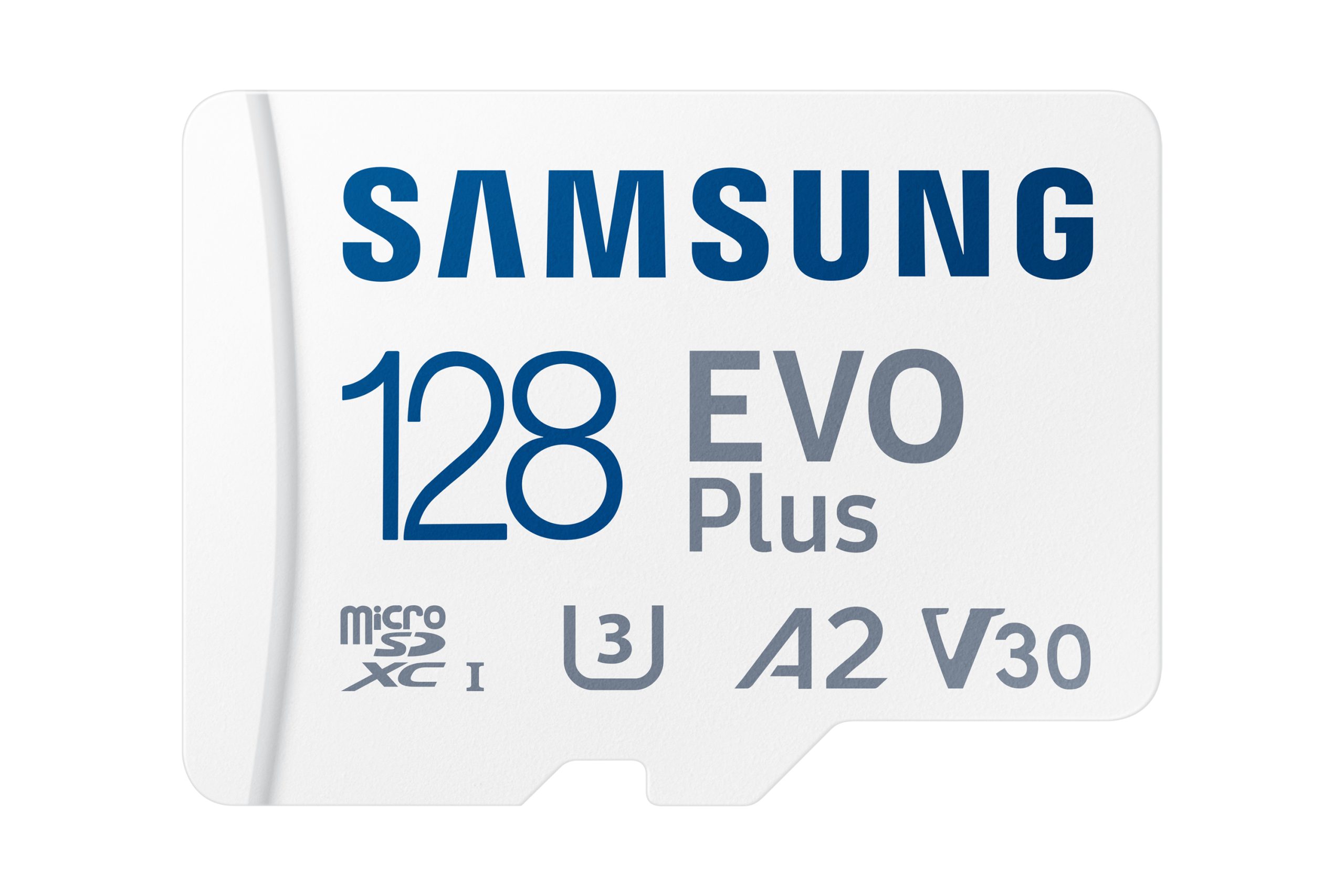 SAMSUNG (EVO PLUS) 128GB MICRO SD CARD w/ADAPTER, CL10, UP TO 160R MB/s, 10YR WTY