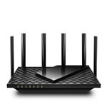 TP-Link Archer AXE75 – Wireless Router, Wi-Fi 6E, Tri-Band, Black