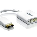Aten Displayport To Dvi Adapter, Converts Displayport Signals To Dvi Output, Displayport 1.2 A Compliant, Supports Vga, Svga, Xga (VC965-AT)