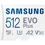 Samsung (evo Plus) 512gb Micro Sd Card With Adapter, Cl10, Up To 160r Mb/s, 10yr Wty (MB-MC512SA/APC)