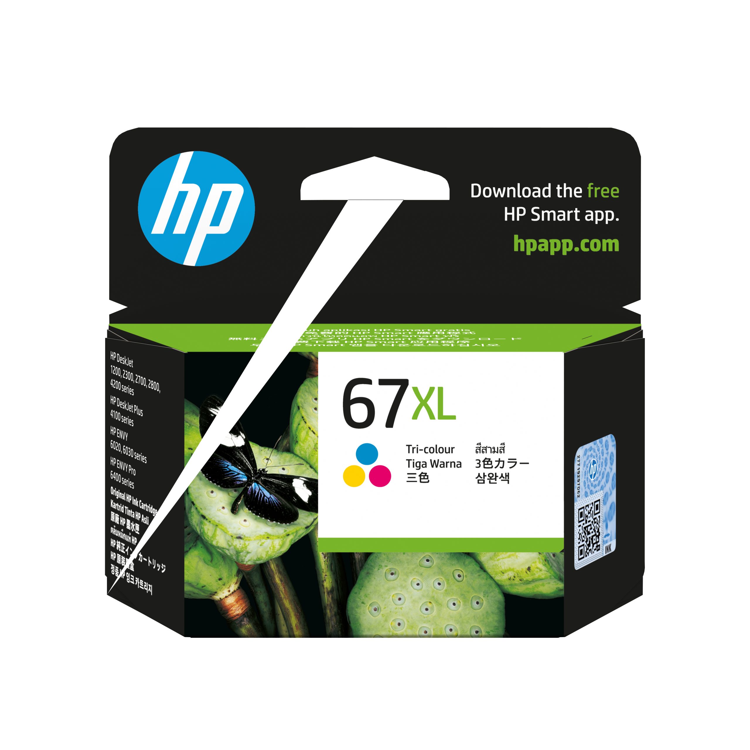 67XL TRI-COLOR ORIGINAL INK CRTG APJ