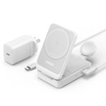 Anker Maggo Foldable 3-in-1 Wireless Charging Station With Qi2 (B2557T21)