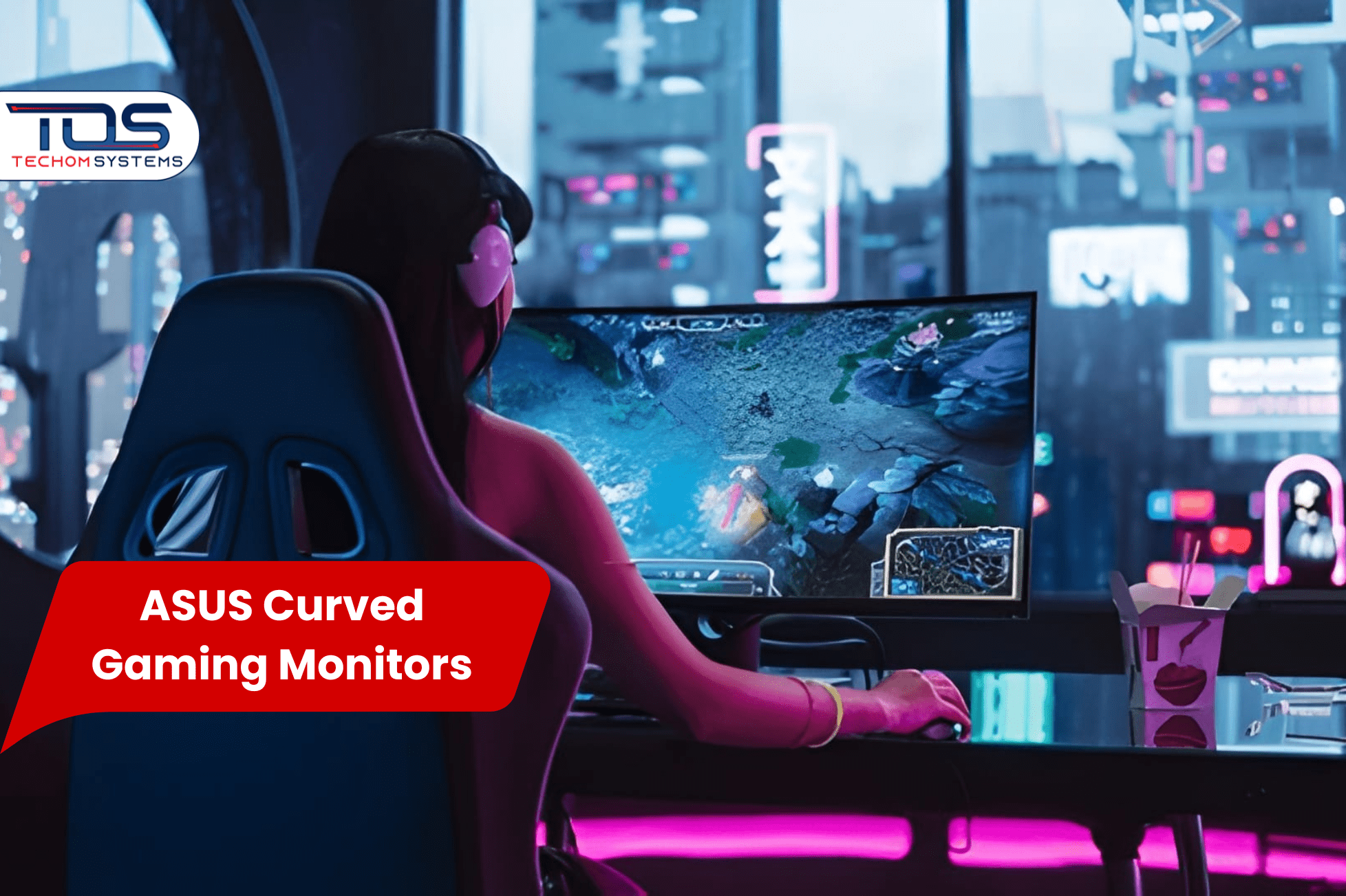 ASUS curved gaming monitors