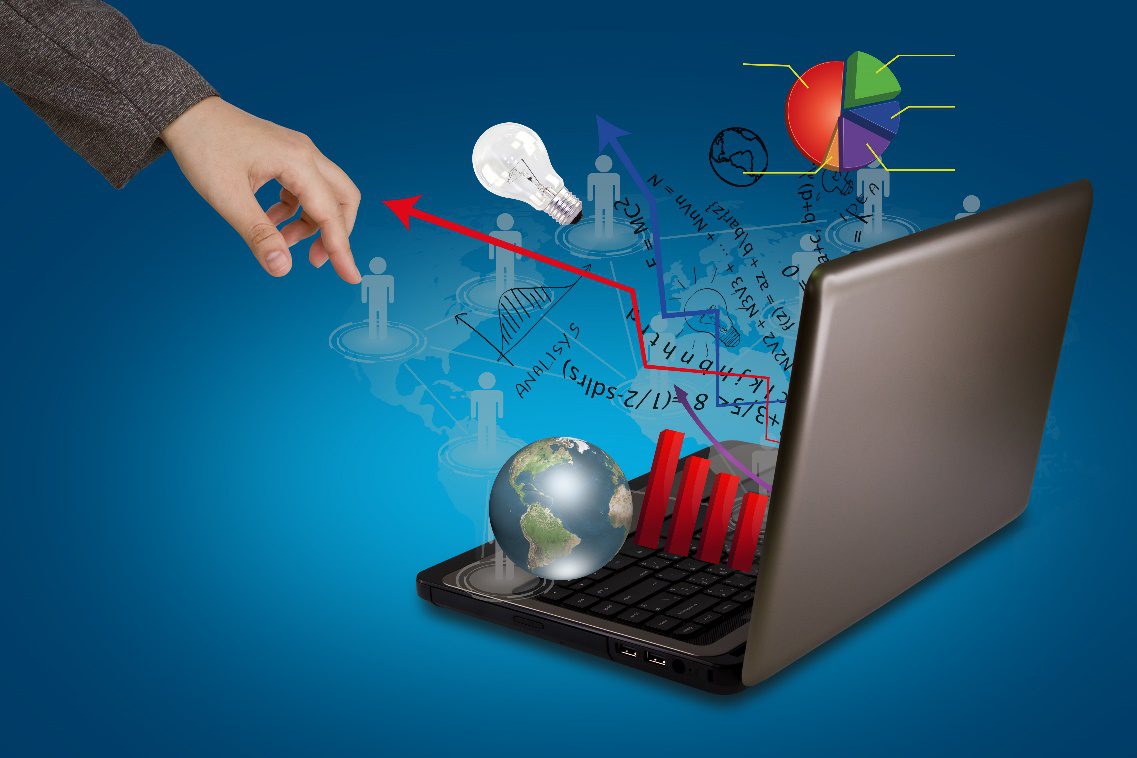 A hand pointing at a computer AI-generated content may be incorrect.