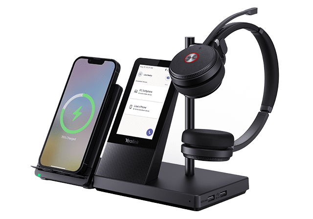 WH66 - Dual/Mono UC Workstation DECT Wireless Headset | Yealink