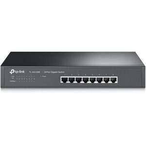 TP-Link TL-SG1008 8-Port Gigabit Unmanaged Switch 13' Desktop Rackmountable Steel Case Fanless Supports MAC address 802.1p/DSCP QoS - Image 3