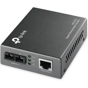 TP-Link MC210CS 1000Mbps RJ45 to 1000Mbps single-mode SC fiber Converter, Full-duplex, up to 15Km, switching power adapter, chassis TL-MC1400 rack-mou - Image 2