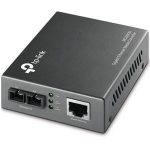 TP-Link 1000mbps Rj45 To 1000mbps Multi-mode Sc Fiber Converter, Full-duplex, Up To 550m, Switching Power Adapter, Chassis Tl-mc1400 Rack-moun (MC200CM)