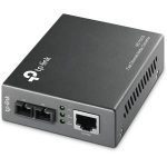 TP-Link 10/100mbps Single-mode Media Converter Convert 100base-fx Fiber To 100base-tx Copper Media Extends Fiber Distance Up To 20km (MC110CS)