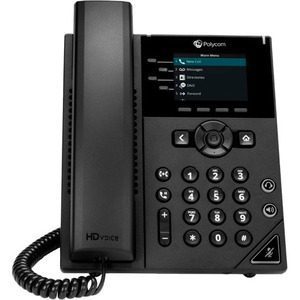 POLY (2200-48820-025) VVX 250 4-line Desktop Business IP Phone with dual 10/100/1000 Ethernet ports - Image 2