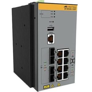 Allied Telesis 8x 10/100/1000T POE+ ports, 4x 100/1000X SFP, Advanced L3 industrial switch, DC power supplies. - Image 2