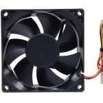 Aywun 80mm TFX Silent PSU Fan - Fan only no Screw for Aywun SQ05 TFX PSU 2500rpm. Mini 2Pin Connector.