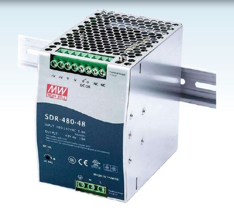 Allied Telesis 48v 240W Single Output Industrial DIN RAIL Power Supply - Image 2
