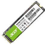 ACER FA100-512GB M.2 NVMe PCIe Gen 3*4 Read speed 3300MB/ sWrite Speed 2200MB/s  BL.9BWWA.119 - 5 Year Warranty