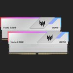 PREDATOR VESTAII DDR5 RGB 6000 MHz 32GB (16GB*2) 1R*8 PC5 6000 CL36-45-45-96 Supports XMP 3.0 & EXPO Silver BL.9BWWR.653