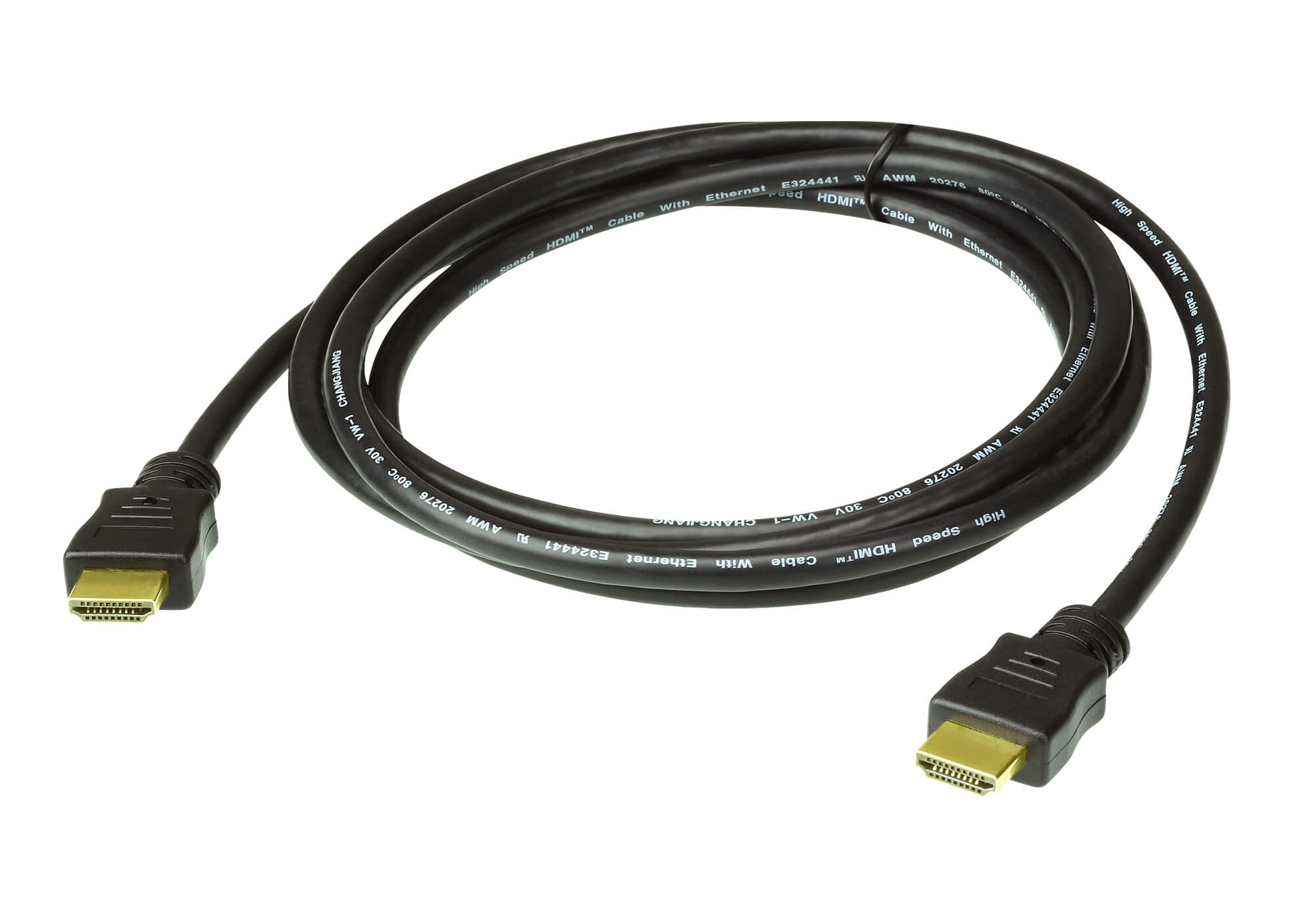 Aten 15m High Speed HDMI Cable with Ethernet, supports up to 4096 x 2160 @ 30Hz, High quality tinned copper wire with Gold-plated connectors - Image 3