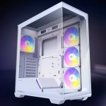 Antec C3 ARGB White ATX, 270 Degrees View, 4x ARGB PWM Fans control, USB-C, 36CM top, 24cm Front. Cable Management, GPU 41.5 CM. Ultra Gaming Case