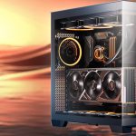 Antec C8 ATX, E-ATX. mATX, Seamless Edge View Front and Side, USB-C, 4mm Tempered Glass, 360mm liquid cooler top, bottom, side. 2x USB 3.0 Black Case