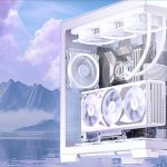 Antec C8 E-ATX, mATX, ITX, Seamless Edge View Front and Side, USB-C, 4mm Tempered Glass, 360mm liquid cooler top, bottom, side. 2x USB 3.0 White Case