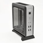 (LS)Antec ISK110-VESA ITX MB, Slim Form Factor case with External 90w PSU. 2 x USB 3.0 and 2 x USB 2.0. HD Audio. VESA Bracket 100x 100. Case Nuc (LS)
