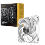 Antec Nova White 120 Pwm 3-phase Speed Controller. Low Power, High Heat Dissipation, Low Noise Ultimate Fan – 1x Fan With Controller (NOVA120-W)