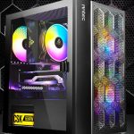 Antec NX200M RGB m-ATX, ITX Case, 3x RGB Fan. Large Mesh Front for excellent cooling, Side Window, Radiator 240mm. GPU 275mm