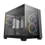 DeepCool CG330 3F M-ATX Support BTF Back-plug Motherboard USB3.0 x1 USB2.0 x2 Audio x1 Pre-installed 3 PWM ARGB Fans