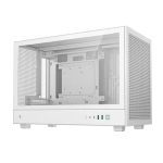 DeepCool CH260 WH M-ATX Case Extremely Portable Abundant Airflow Ventilation Mesh and Glass Panels Up to 360mm Liquid Cooling