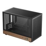 DeepCool CH260 Wood High Airflow Compact Micro-ATX Case USB3.0x2 Gen2 Type-C x1 AudioMicx1