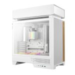 DeepCool CL6600 White Compartmentalized ATX Case Pre Installed 360mm Liquid Cooler Up To 388mm GPUs BTF 7 Expansion Slots