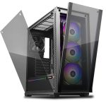 DeepCool Matrexx 70 Add-rgb 3f Full Sized Tempered Glass Case, 3 Preinstalled Argb Fans (DP-ATX-MATREXX70-BKG0P-3F)
