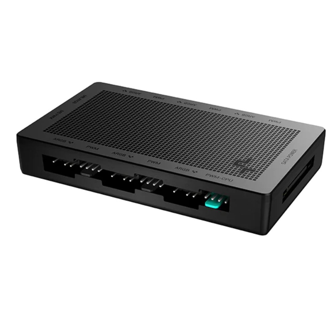 DeepCool SC790 2-in-1 PWM RGB Hub SATA Power Connector 12 Port ARGB Hub