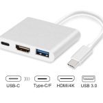 8Ware USB Type-C to HDMI Adapter Cable with Type-C Charging Port - Up to 60W