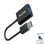 8ware DisplayPort DP to VGA Adapter Converter Cable Male to Female Retail Pack 4K Gold-Plated for Video Card PC Laptop MacBook to Monitor Projector TV