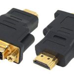 8Ware DVI-D to HDMI Female to Male Adapter Black compatible with TV, DVD, LCD monitor