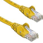 8ware CAT5e Cable 1m - Yellow Color Premium RJ45 Ethernet Network LAN UTP Patch Cord 26AWG CU Jacket