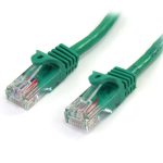 8ware CAT5e Cable 2m - Green Color Premium RJ45 Ethernet Network LAN UTP Patch Cord 26AWG CU Jacket