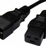 8Ware 3m Power Extension Cable Lead 15A IEC-C19 to IEC-C20 Male to Female for UPS PDU PC Servers Rack-mount Power Distribution Units