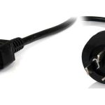 8Ware Power Cable 2m 3-Pin AU to IEC C19 Male to Female 10A Electrical Safety Black