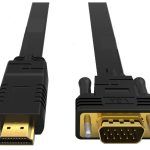 8Ware HDMI to VGA  Adapter Converter Cable 2m Male to Male for Desktop Computer Laptop PC Monitor Projector HDTV Switch PS4 PS5 Media Box DVD Camera