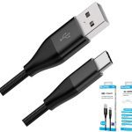 8Ware Premium 1m Samsung Certified Fast Speed Charging Usb-c To Usb-a Data Charger Cable For Samsung Huawei Google Lg Retail Pack (8W-SAMR1)